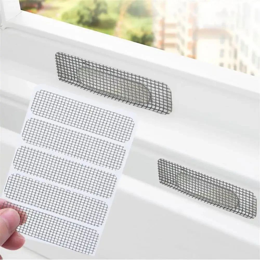 10/20/50Pcs Repair Broken Hole Screen Net Window Screen Repair Sticker Window Net Anti-mosquito Mesh Door Mosquito Net Patch Zpaxo
