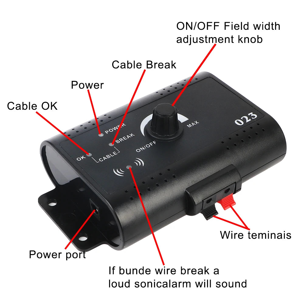 Electric Dog Fence Electronic Pet System Containment Sound Shocked