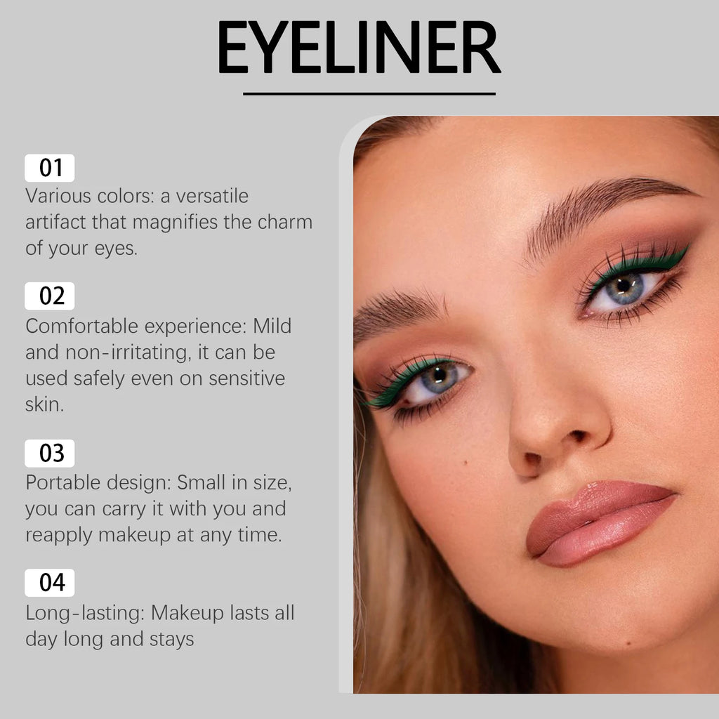 Antioxidant Colored Eyeliner Enhances Barrier Boosts Skin Resistance Reduces Eye Irritation Naturally Long-Lasting Comfortable Zpaxo