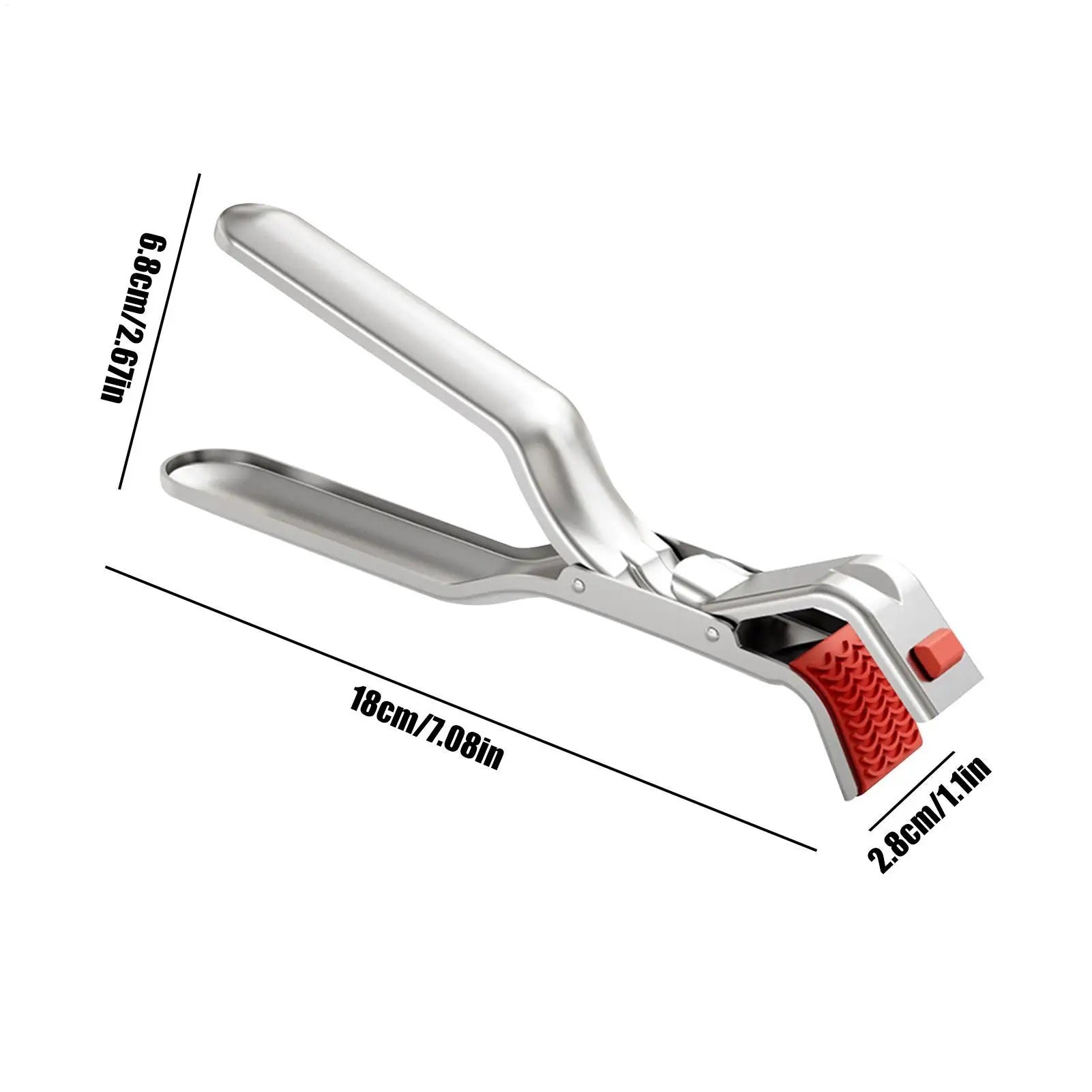 Hot Dish Plate Clip Anti-Scald Bowl Clip Gripper Ergonomic Handle Bowls Clamp Holder for Frying Pans Air Fryers Steamers Ovens Zpaxo