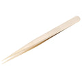 Golden Straight Precision Tweezers Aluminum Alloy Fine Pointed Tips Zpaxo Orange
