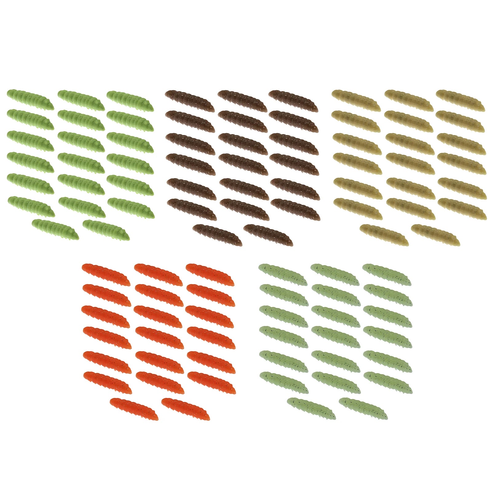 Box Luminous Simulation Grub Soft Baits Floating TPE Insect Lure