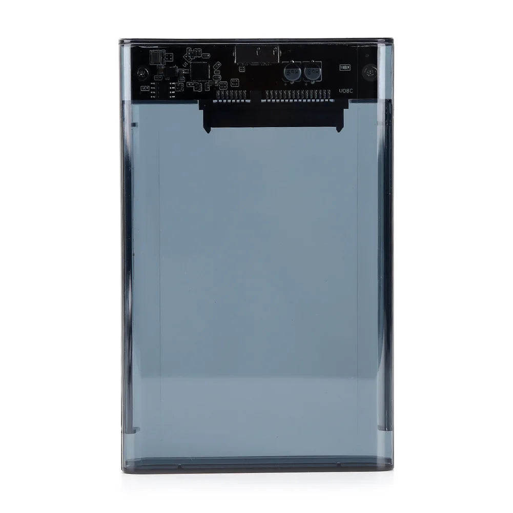 2.5-inch SATA to USB3.0 UASP transparent portable hard drive housing supports 16T HDD tool free for Apple HUAWEI laptops Zpaxo