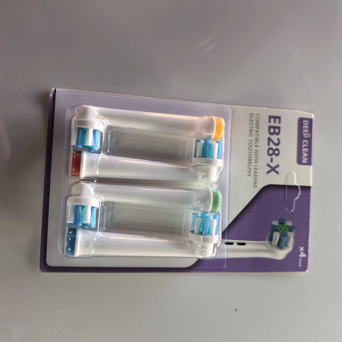 12types Toothbrush Heads Replacement For Oral B PRO Models 600 650 670 2000 2500 2900 3000 3500 3900 Soft Bristles Health Care Zpaxo EB28X-4pcs