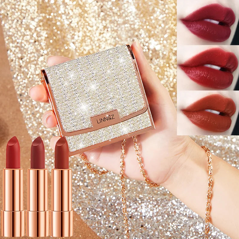 Velvet Matte Lip Gloss Waterproof Anti Smudging Easy Apply Natural