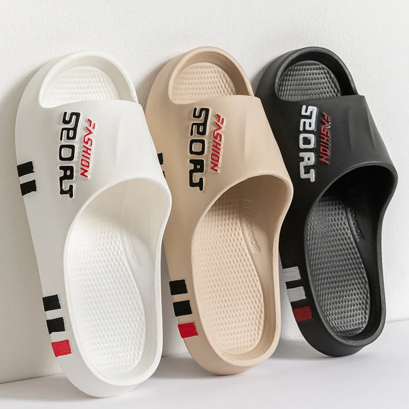 Thick Platform Slippers Men Women Home Soft Sole Pillow Slides