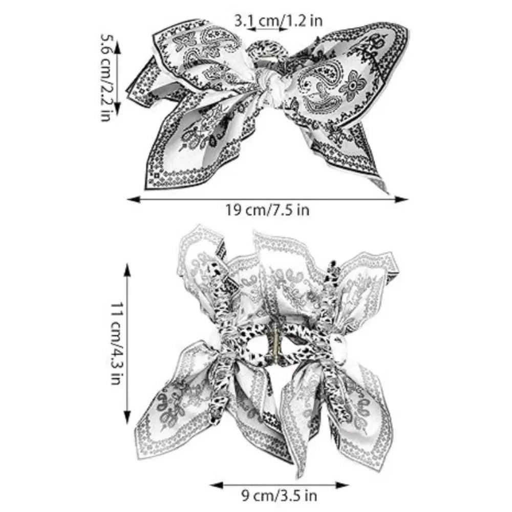 New Double-sided Hair Clip Large Cashew Flower Butterfly Knot Scratching Hair Accessory Shark Clip For Women Summer Vacation Zpaxo