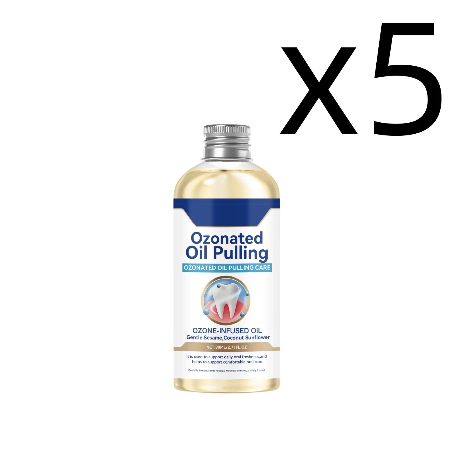 Jaysuing Mint Mouthwash – Fresh Breath & Deep Oral Clean 80ml Oral Care Mouthwash Zpaxo 80ml X 5PCS One Unit adults