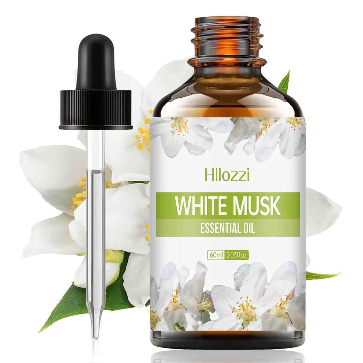 WHITE MUSK ESSENTIAL OIL a high-quality moisturizing nourishing massage oil with a refreshing scent, suitable for all skin types Zpaxo 60ml WHITE MUSK Other