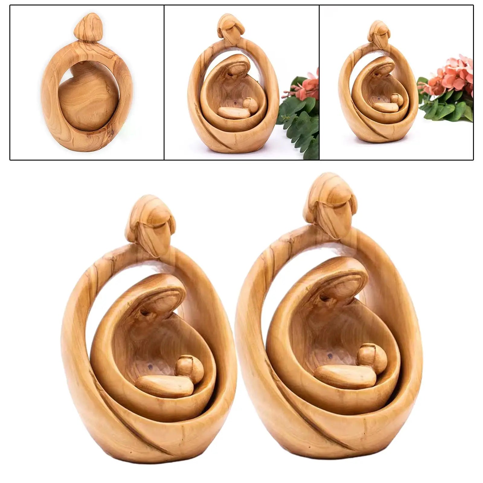 Nativity Scene Ornaments Religious Gifts Festival Ornament Figurines Zpaxo