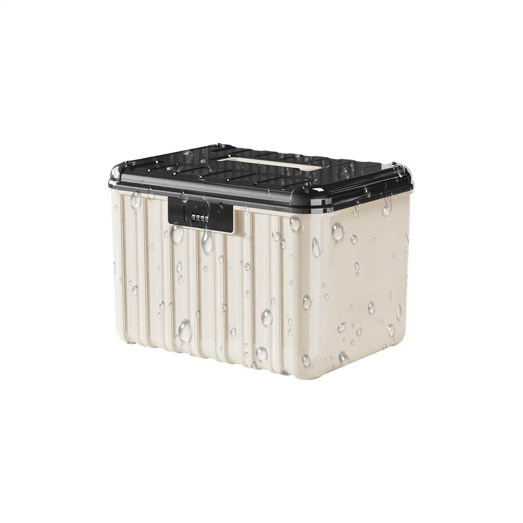Lockable Storage Containers Double Layer Combination Lock Dustproof