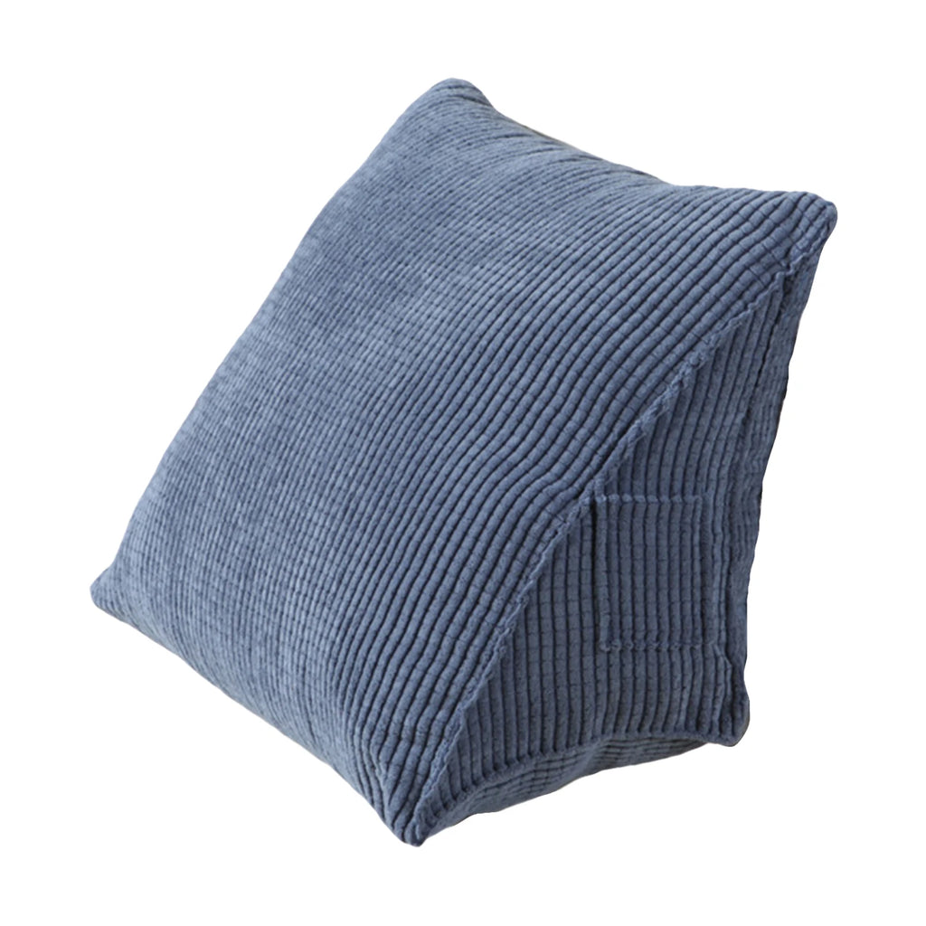 Triangle Pillow Cushie Pillow with Zip Pocket Triangle Wedge Bolster Small Back Support Cushie Pillows for Office Home Bed Sofa Zpaxo