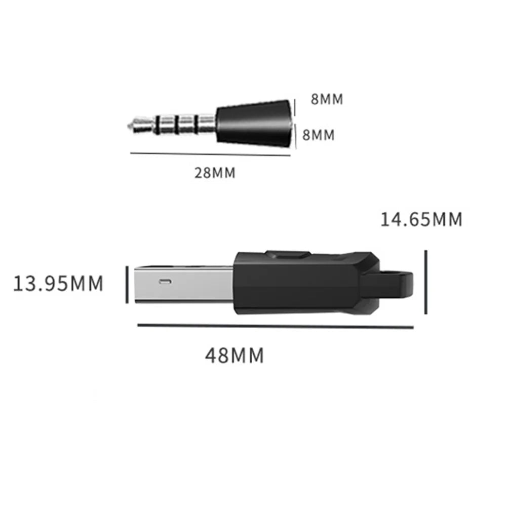 Bluetooth Wireless Headset Adapter Transmitter PS5 PS4 Receiver