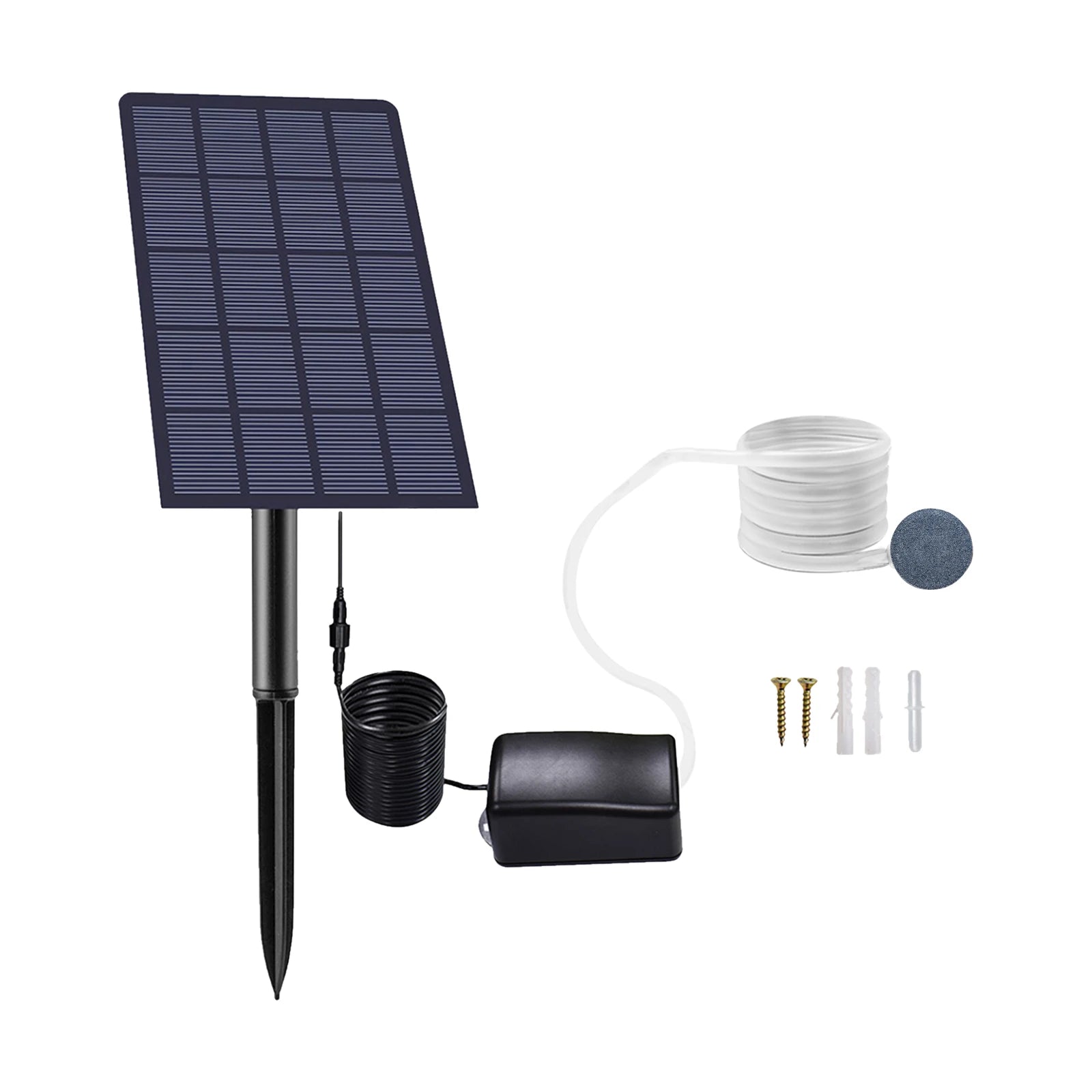 Plug-in Solar Oxygen Pump Fish Tank Oxygenator Aquarium Aerator Air