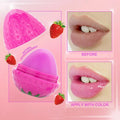1/4Pcs Strawberry Lip Balm Long-Lasting Moisturizing Repair Hydrating Red Lipstick Set Fruits Repair Dry Lip Care Cosmetics Gift Zpaxo Purple-1Pc