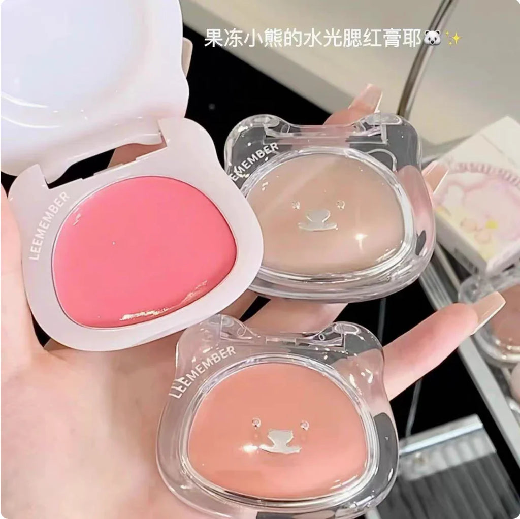 LEEMEMBER Blush Cream Multi Use Glow Stick Transparent Highlighter Zpaxo