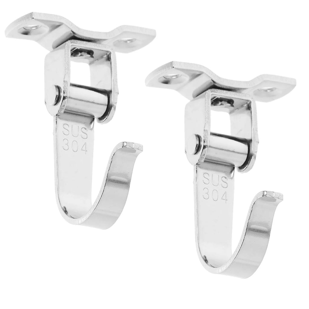 Stainless Steel Ceiling Hook Heavy Duty Space Saving Rotating Bracket