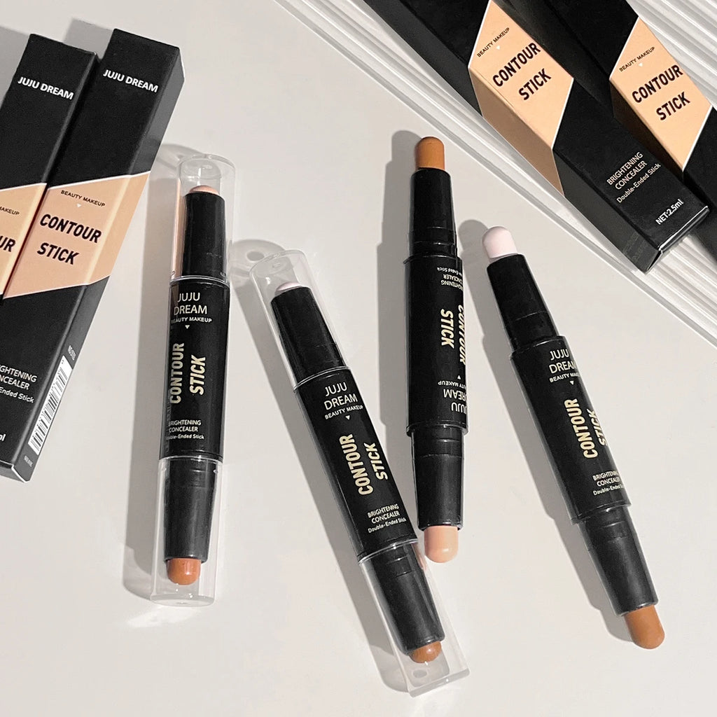 JUJU Dream Dual-Ended Contour Stick & Concealer | Long-Lasting Contour Concealer Stick Zpaxo