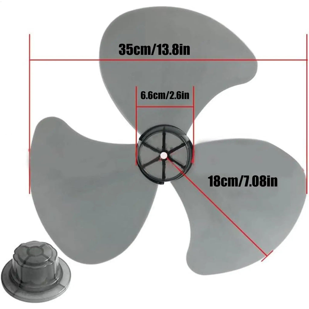 3 Leaf Plastic Fan Blade Universal Standing Pedestal Nut Cover