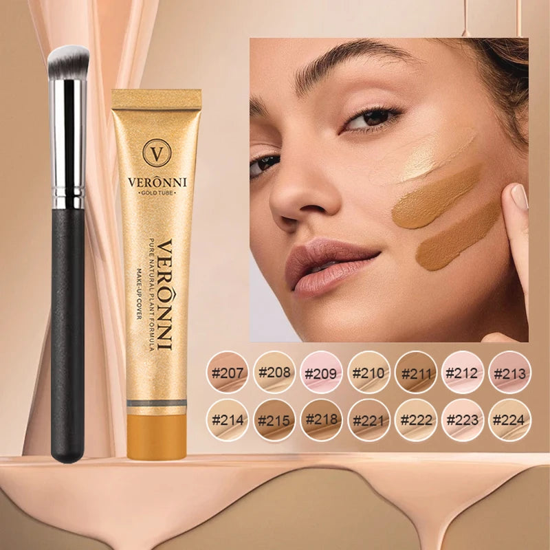 14 Liquid Concealer Foundation Moisturizing Long-lasting Lightweight Zpaxo