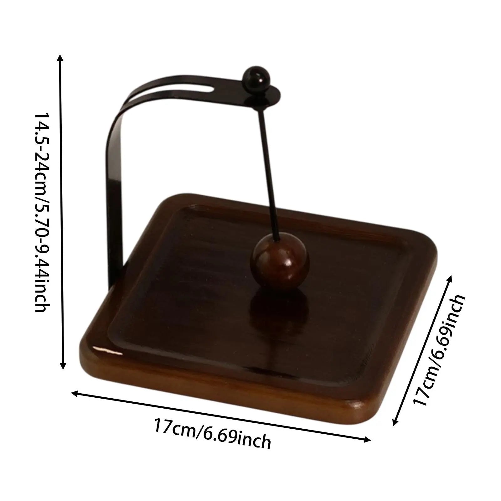 Wood & Steel Napkin Holder – Café Tabletop Tissue Rack Napkin Holder Zpaxo