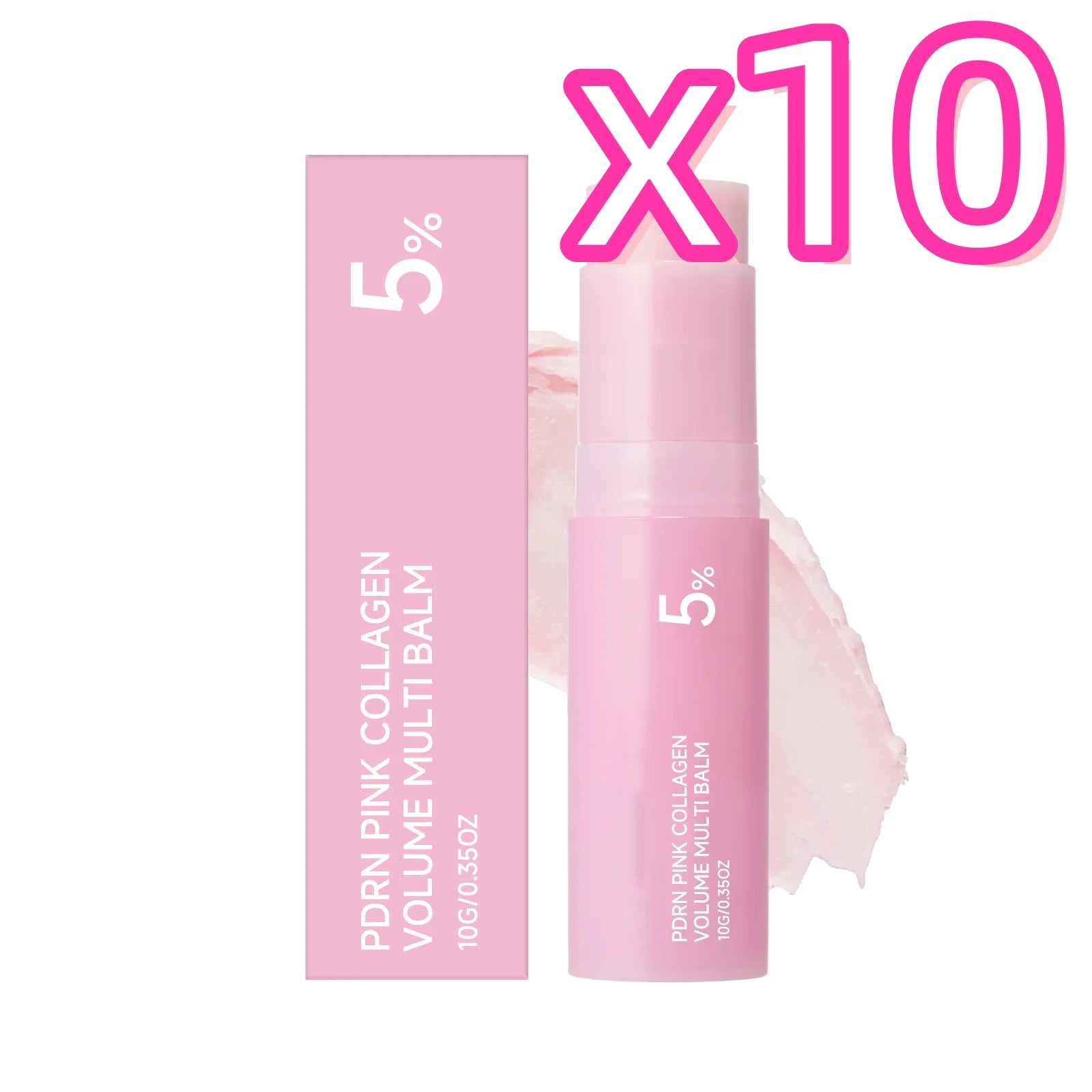Collagen PDRN Multi Balm Stick – Hydrate, Firm & Brighten Skin Face Balm Stick Zpaxo 10g Boxed x 10