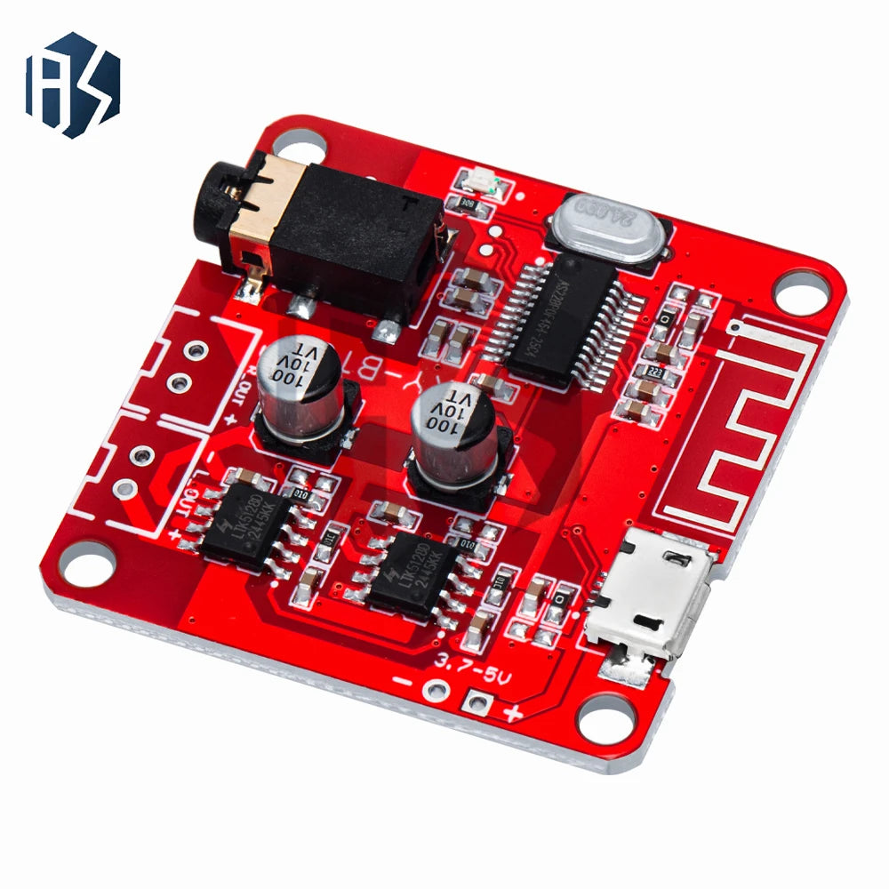 XY-BT5W Bluetooth 4 2 Stereo Amplifier Module DC 3 7V-5V Dual Channel Zpaxo