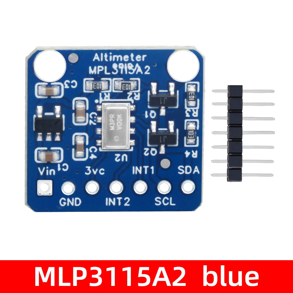 High Precision MPL3115A2 Barometric Pressure Altitude Temperature Sensor Module Compatible with Arduino Zpaxo MPL3115A2 blue 2pcs
