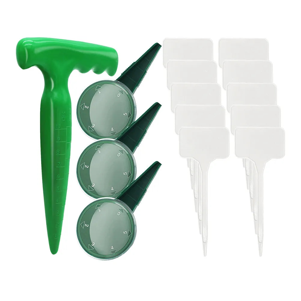 1Set Seed Dispenser Tool Plastic Garden Sowing Planter Portable Adjustable Seed Planting Tool for Home Gardening Zpaxo