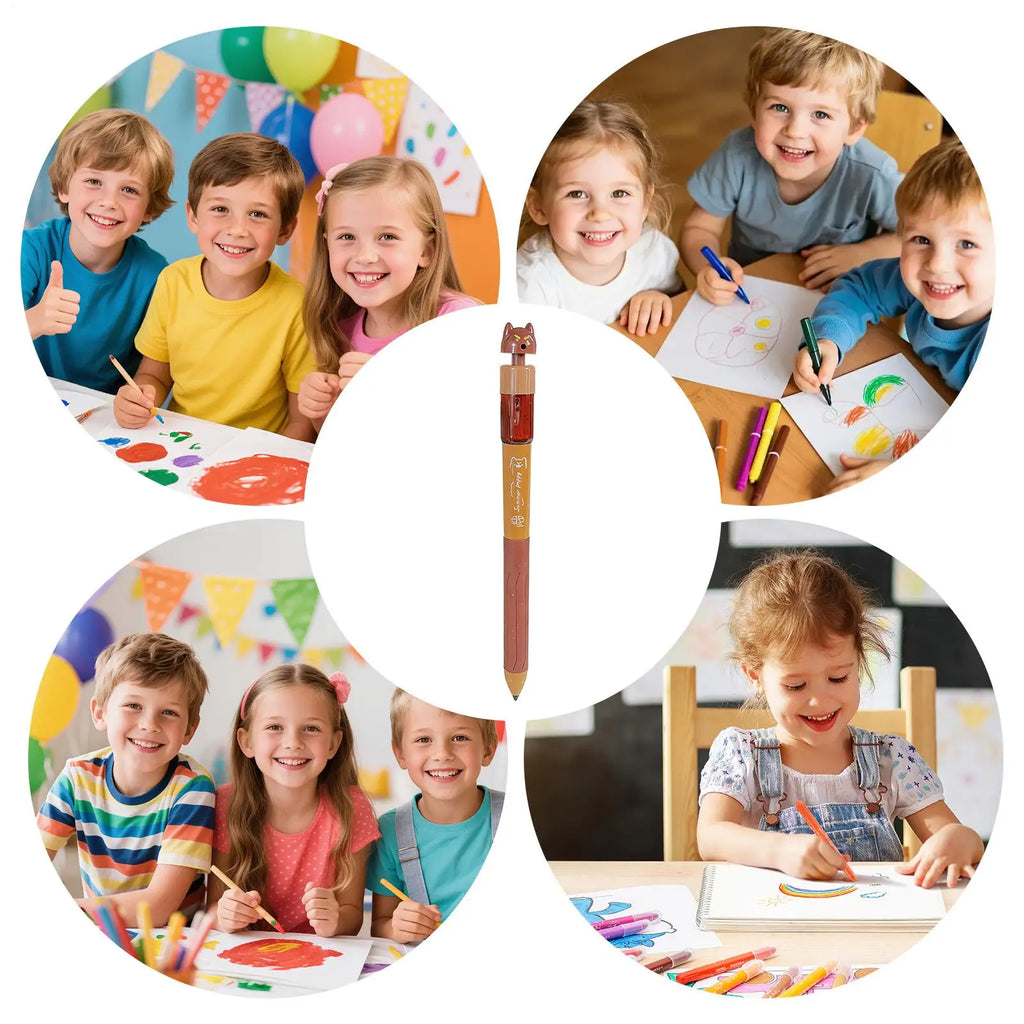 Pen That Sprays Water Joke Toy Party Favors Funny Squirting Pen For Kids Children Teens Students April Fool's Day Office Break Zpaxo