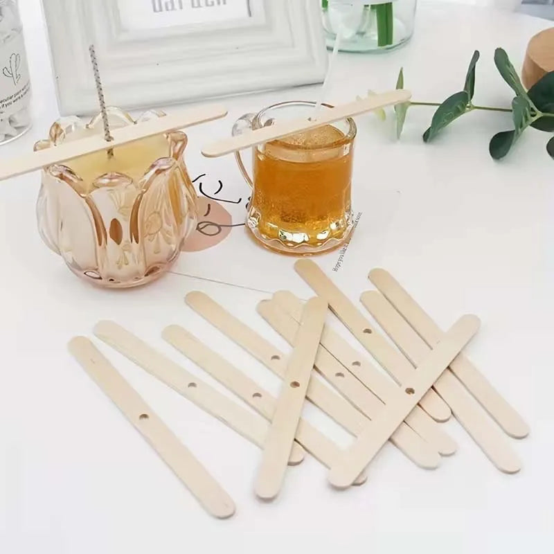 200g Soy Wax Candle Making Kit – Wicks, Stickers & Holders Candle Making Kit Zpaxo