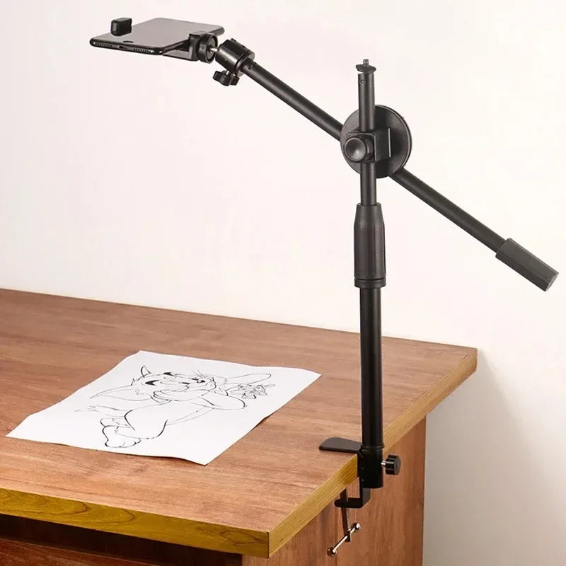 Overhead Tripod Phone Smartphone Articulated Arm Table Stand Mobile