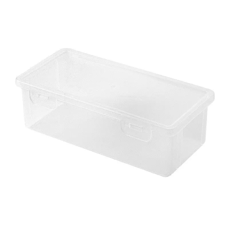 Plastic Storage Box Large Capacity Transparent Stationery Case Pencil Case Children's Crayon Painting Sketching Muilt Pencil Bag Zpaxo 1pc