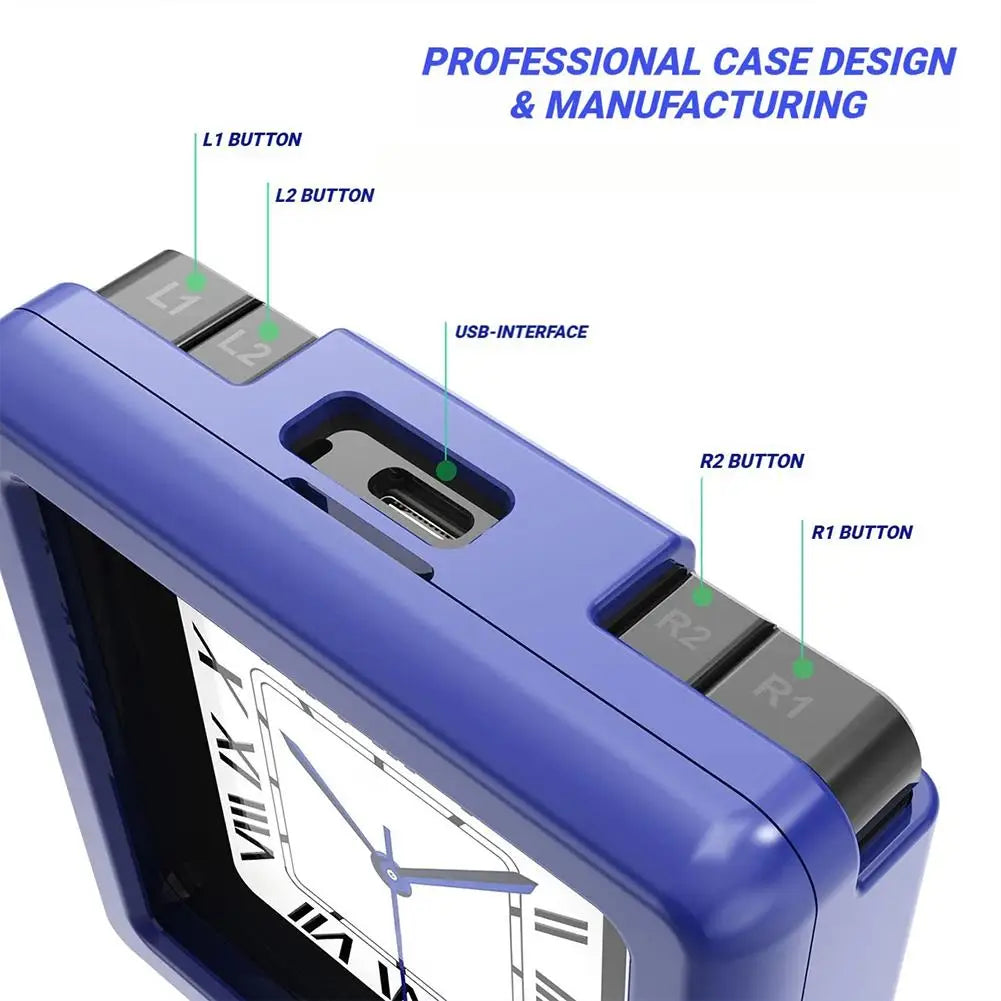 3D Printed Silicone Protective Case for Anbernic RG Rotate Soft Skin Anti-Scratch Shockproof Handheld Game Console Cover Zpaxo