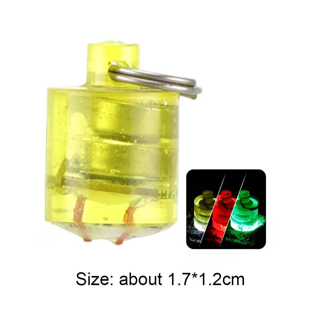 Mini LED Fishing Lure Light Water Triggered Underwater Bait Lamp Green