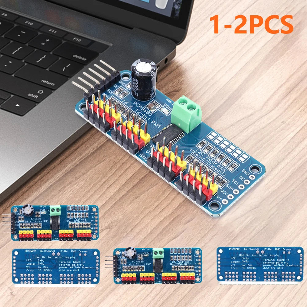 PCA9685 Robot Controller IIC Interface 16 Channel 12-Bit PWM Servo