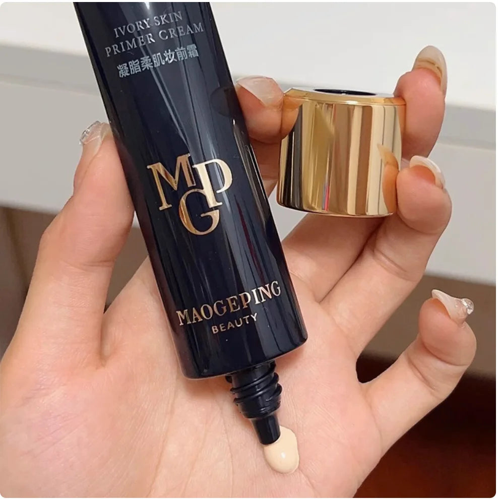 Maogeping Beauty Ivory Skin Primer Cream Slightly Elastic Texture Zpaxo