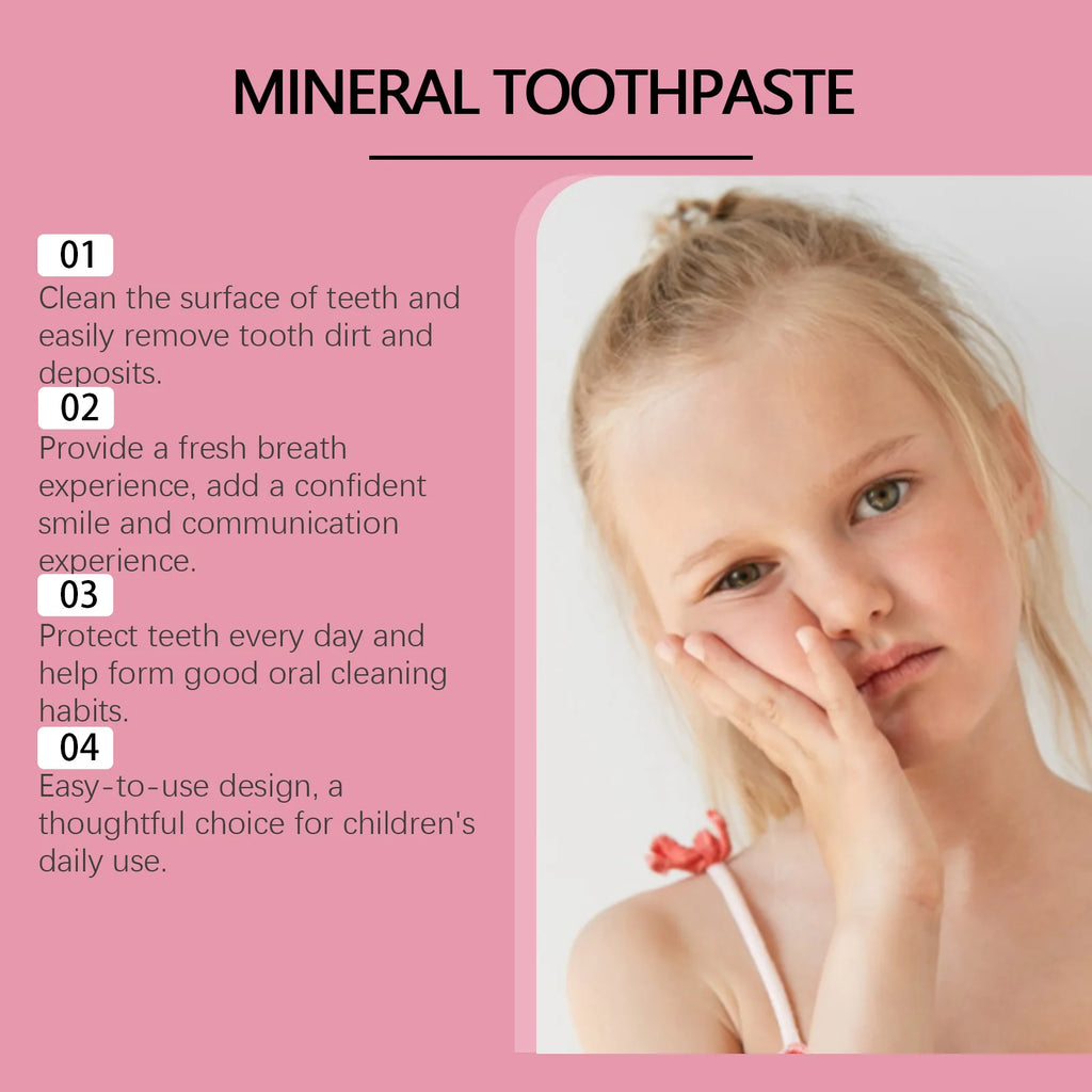 Oralhoe Strawberry Kids Toothpaste – Whitening & Enamel Care Kids Toothpaste Zpaxo
