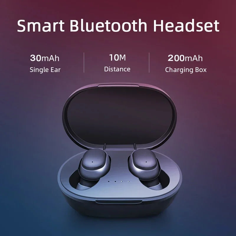A6S TWS Headphones Wireless Bluetooth Sports Stereo Suitable Android