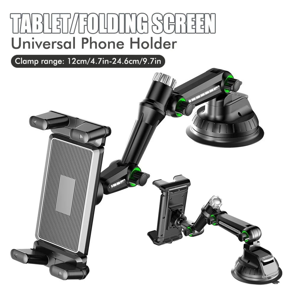 Car Tablet Folding Screen Universal Phone Holder 1260 Degree