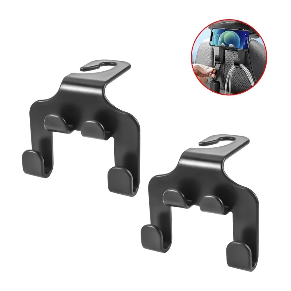 Car Seat Headrest Hook Hanger – Universal Bag & Purse Organizer