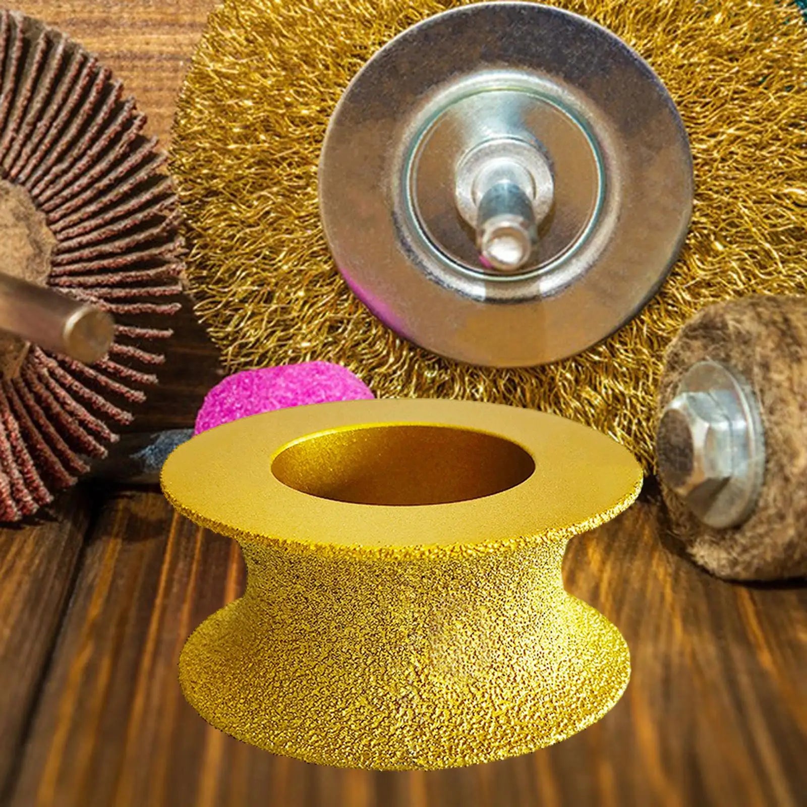 Grinding Wheel Heavy Duty Easily Install Edge Profile Sanding Disc for Angle Grinders Tile Select Thickness Ceramic Glass Zpaxo 30mm