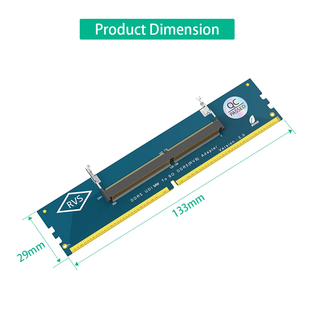 DDR5 SO-DIMM Gaming Laptop RAM Memory Module Overcurrent Protection