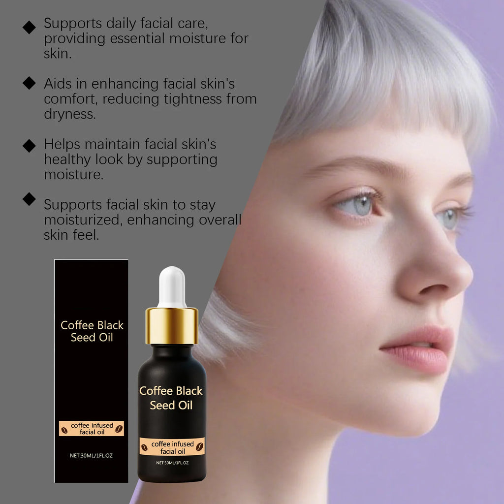 Coffee & Black Seed Facial Serum – Moisturizing Oil 30ml Facial Serum Zpaxo