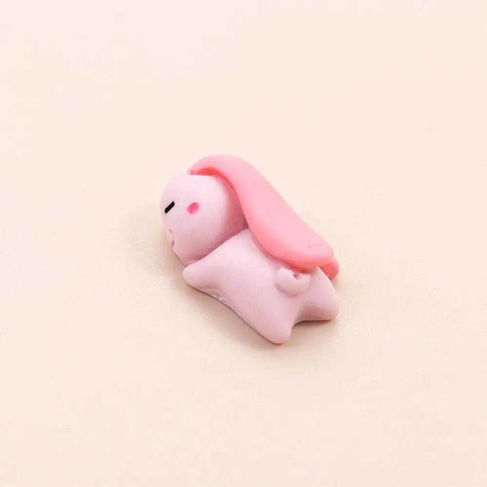 Mini Turtle Center Console Cartoon Rabbit Bear Interior Ornaments Car Zpaxo