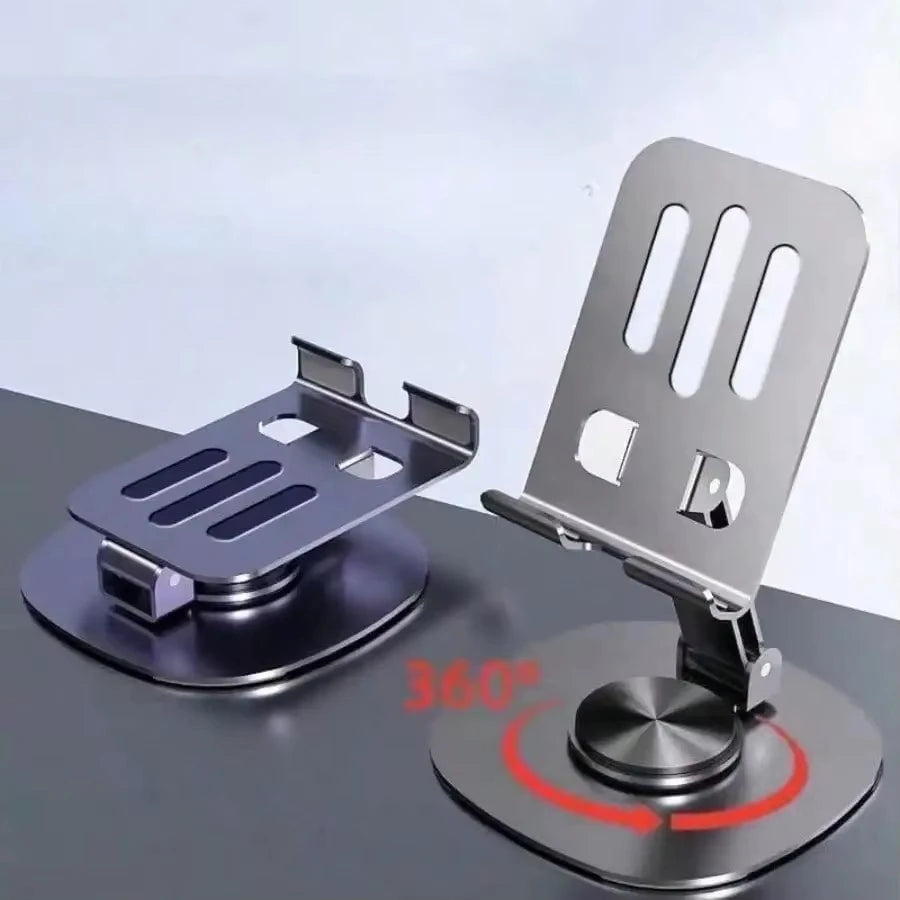 2026 New Rotating Aluminum Alloy Phone Holder New All-Metal 360-Degree Rotating Mobile Phone Bracket High-End Mechanical Zpaxo