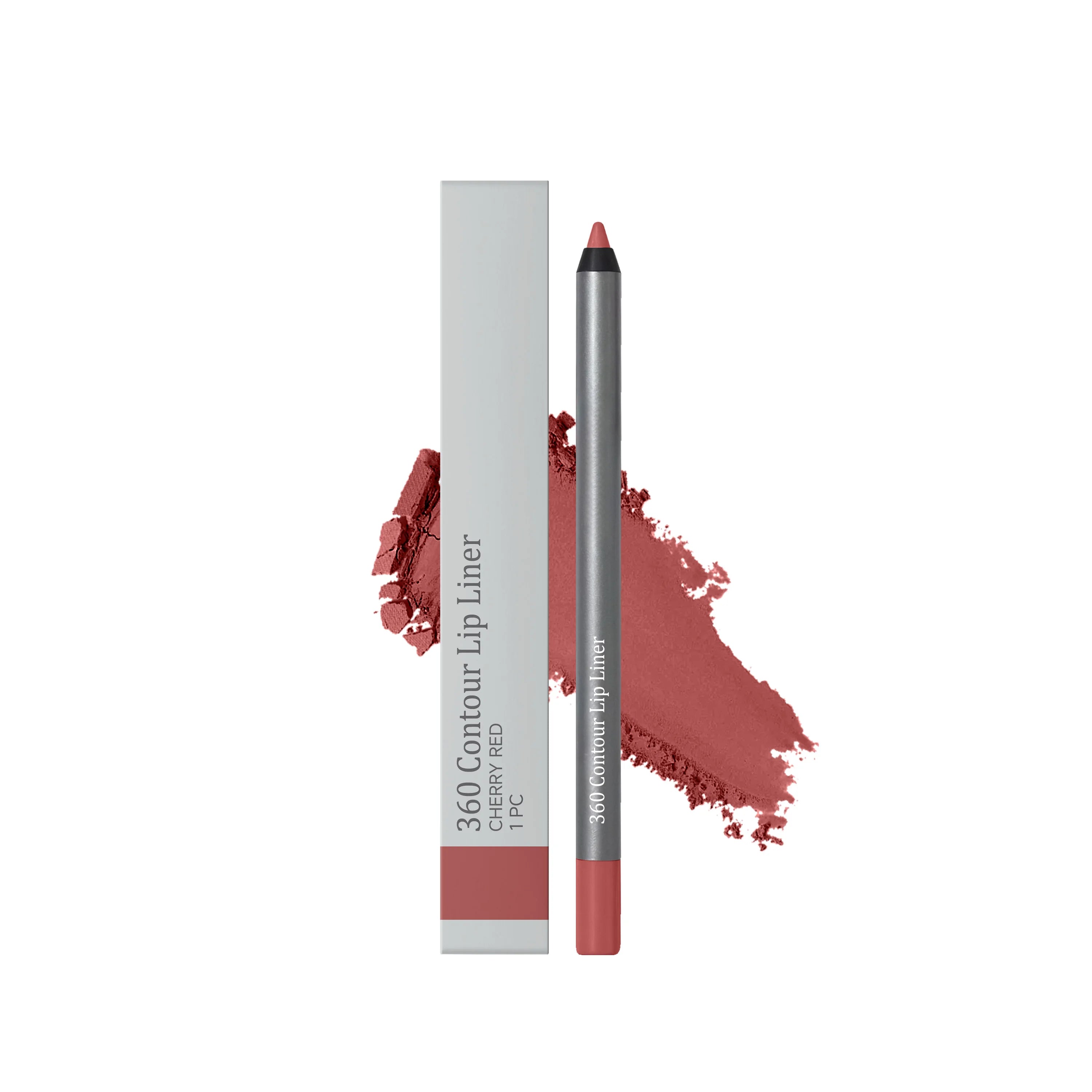 Matte Lip Liner Pencil – Waterproof, Multi-Color, Long-Lasting Lip Liner Pencil Zpaxo Cherry Red Color