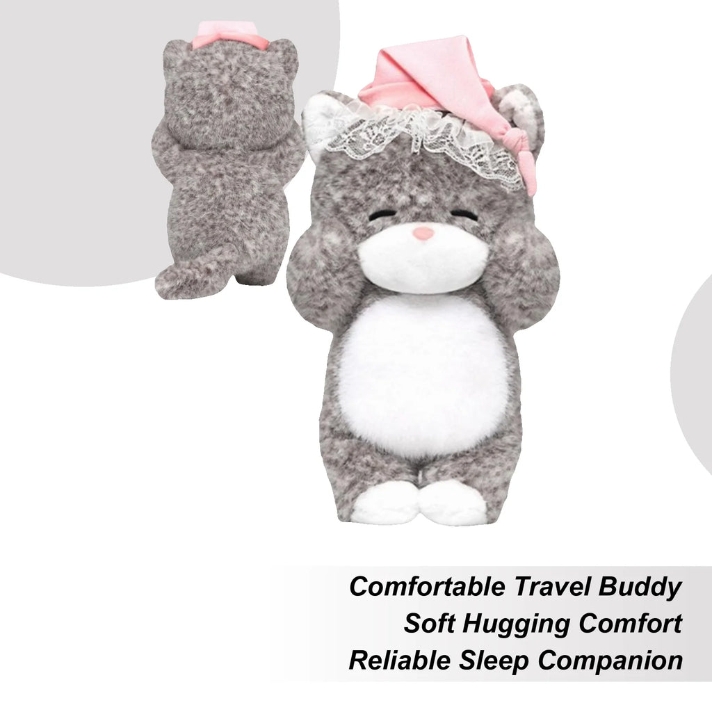 Cat Plush 13.8 Inch Soft Cute Sleepy Toy Cat For Kids Living Room Bedroom Sofa Bed Chair Bedside Desk Home Car Decoration Kids Zpaxo