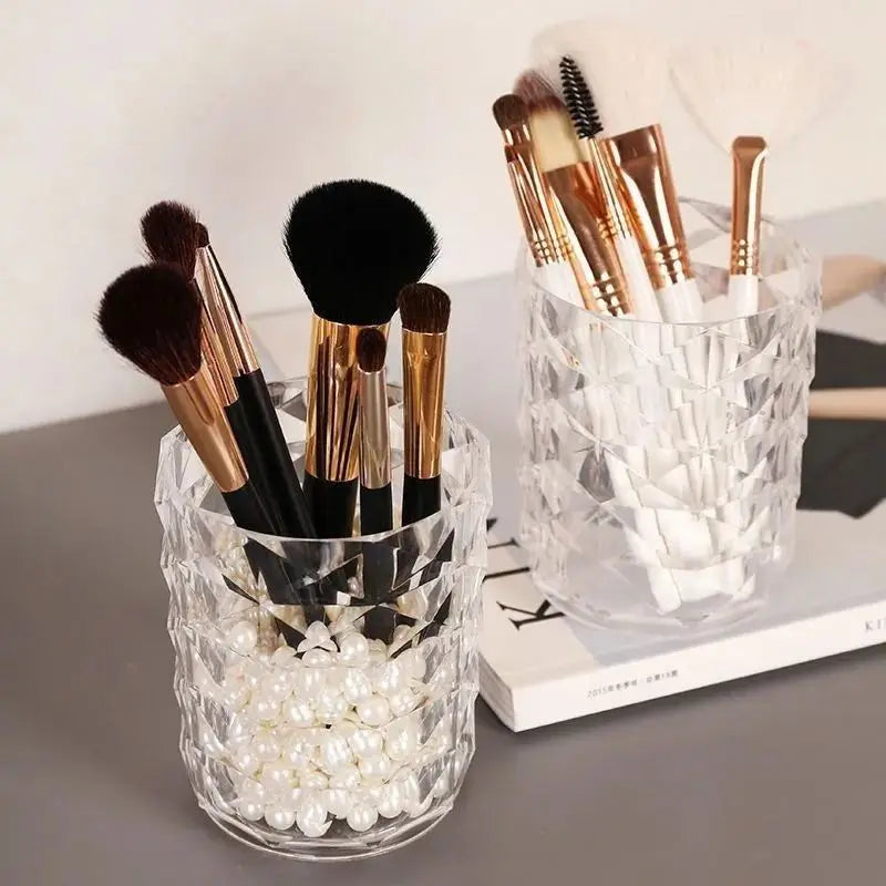 Dustproof Makeup Brush Holder – Clear Transparent Organizer Makeup Brush Holder Zpaxo