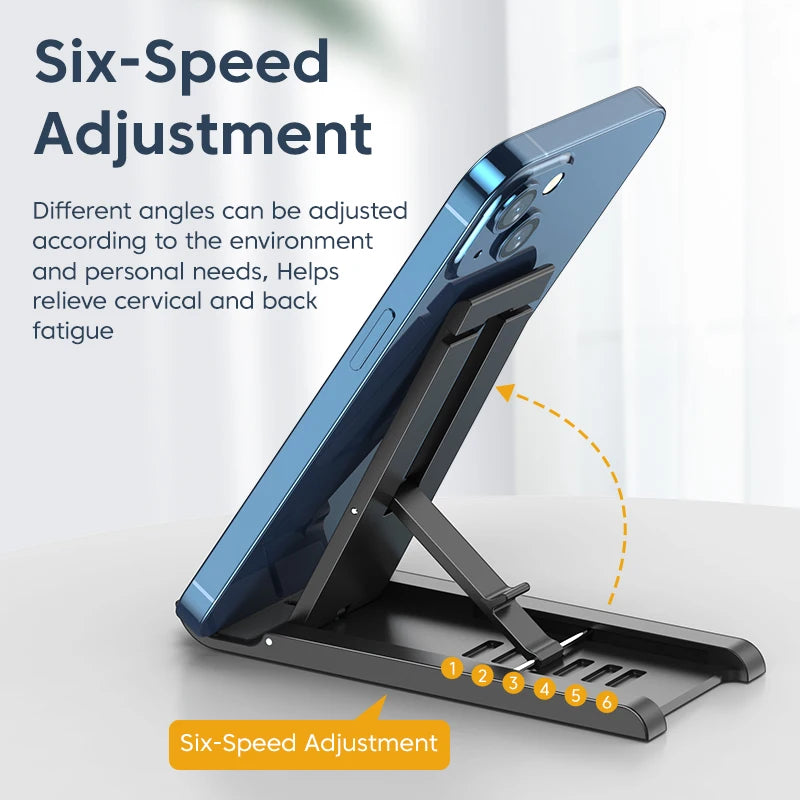 Foldable Tablet Mobile Phone Desktop Stand Ipad Iphone Samsung Desk Zpaxo
